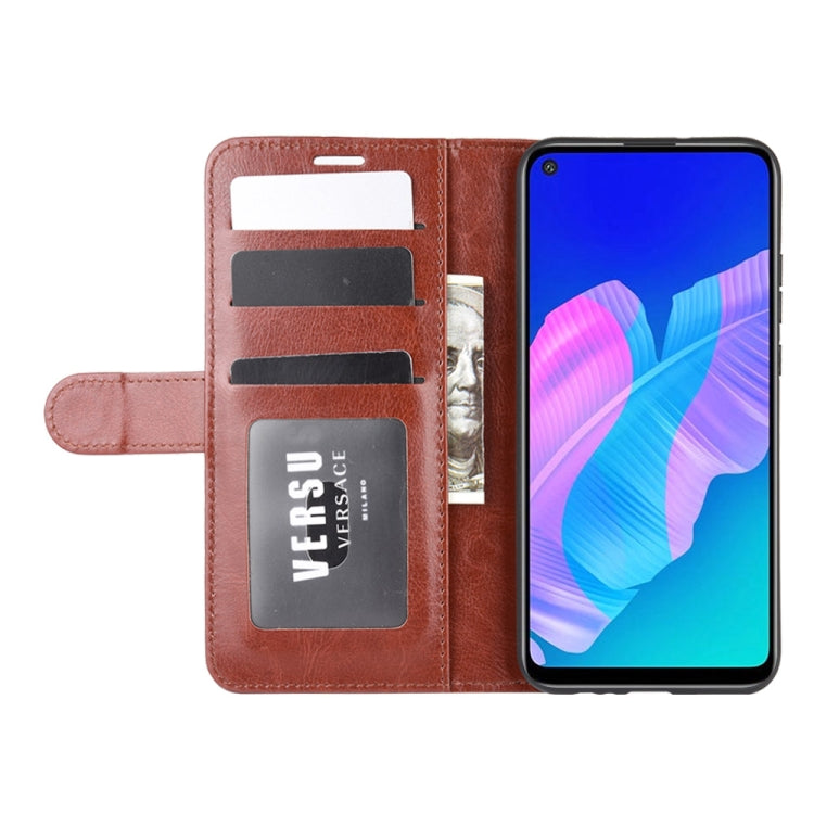 For Huawei P40 lite E R64 Texture Single Horizontal Flip Protective Case with Holder & Card Slots & Wallet& Photo Frame