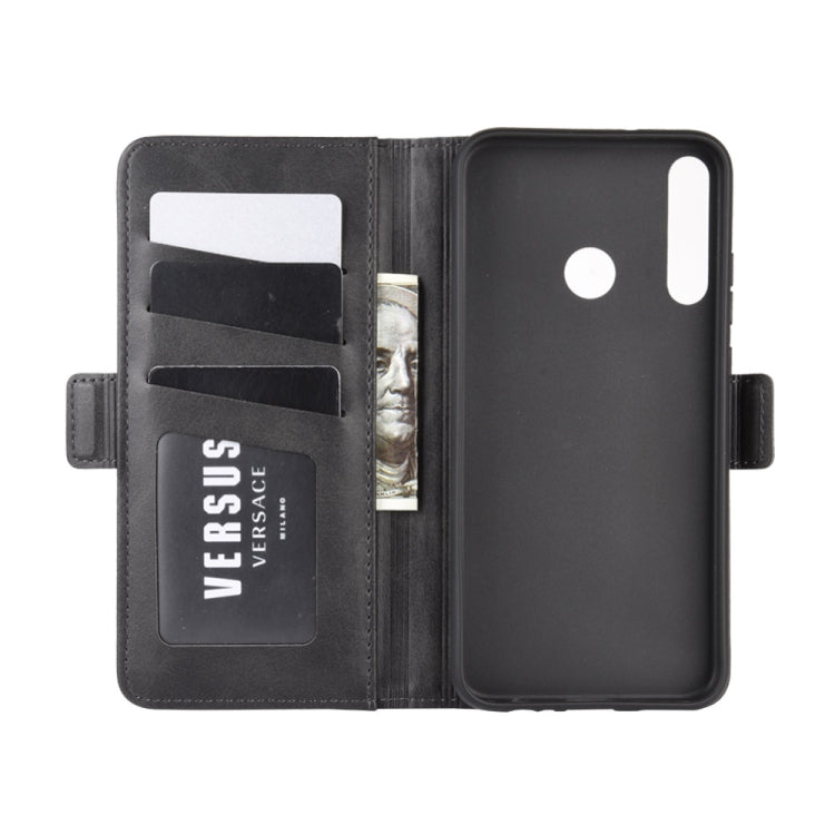 For Huawei P40 Lite E / Y7P Dual-side Magnetic Buckle Horizontal Flip Leather Case with Holder & Card Slots & Wallet