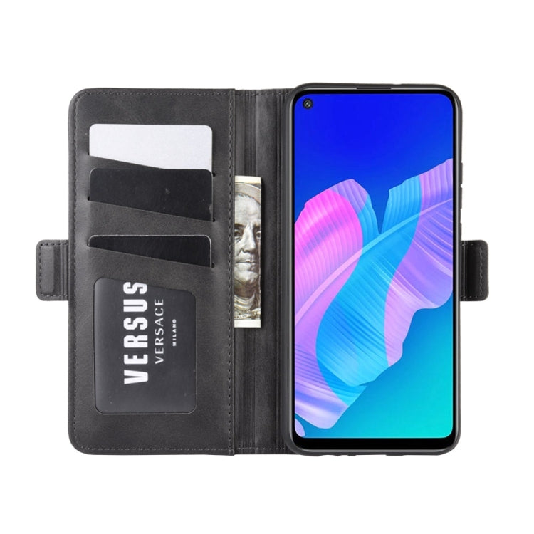 For Huawei P40 Lite E / Y7P Dual-side Magnetic Buckle Horizontal Flip Leather Case with Holder & Card Slots & Wallet