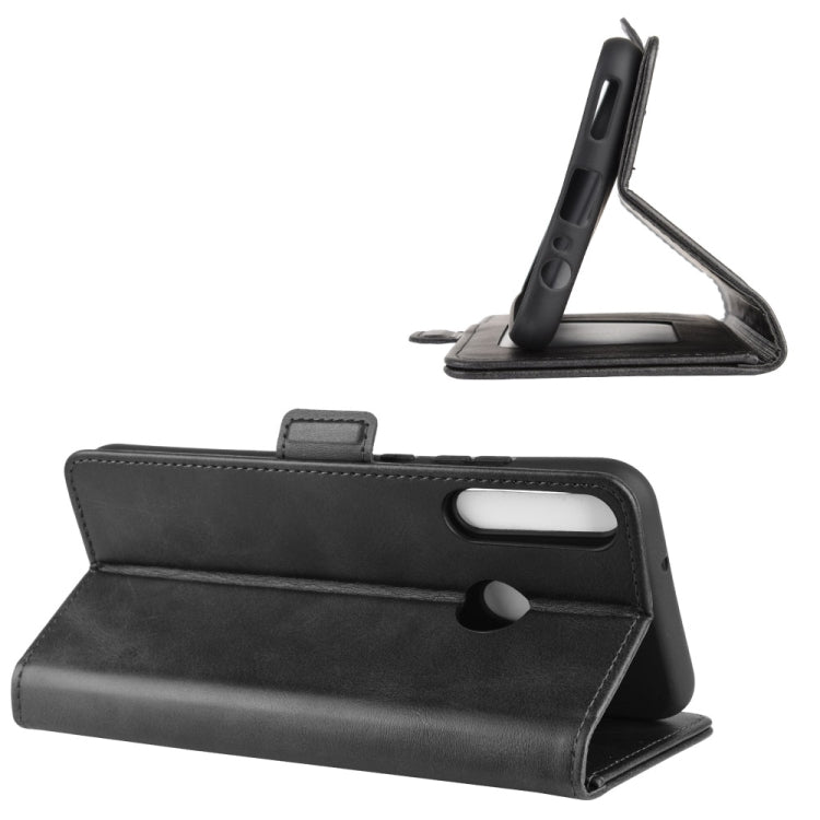 For Huawei P40 Lite E / Y7P Dual-side Magnetic Buckle Horizontal Flip Leather Case with Holder & Card Slots & Wallet