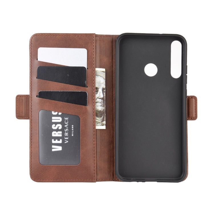 For Huawei P40 Lite E / Y7P Dual-side Magnetic Buckle Horizontal Flip Leather Case with Holder & Card Slots & Wallet