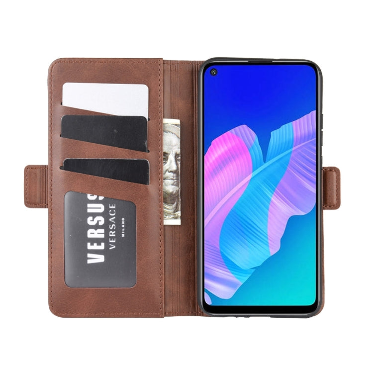 For Huawei P40 Lite E / Y7P Dual-side Magnetic Buckle Horizontal Flip Leather Case with Holder & Card Slots & Wallet