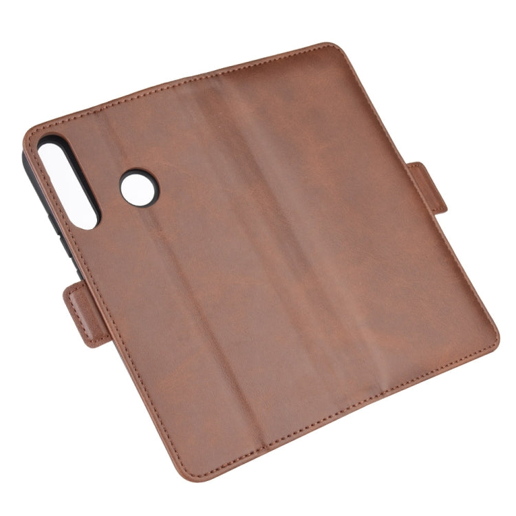 For Huawei P40 Lite E / Y7P Dual-side Magnetic Buckle Horizontal Flip Leather Case with Holder & Card Slots & Wallet