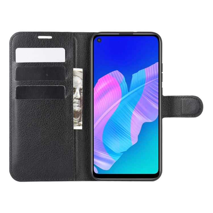 For Huawei P40 Lite E / Y7P Litchi Texture Horizontal Flip Protective Case with Holder & Card Slots & Wallet