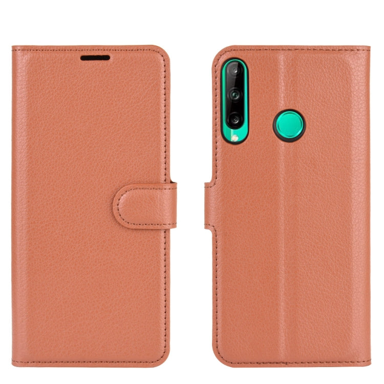 For Huawei P40 Lite E / Y7P Litchi Texture Horizontal Flip Protective Case with Holder & Card Slots & Wallet