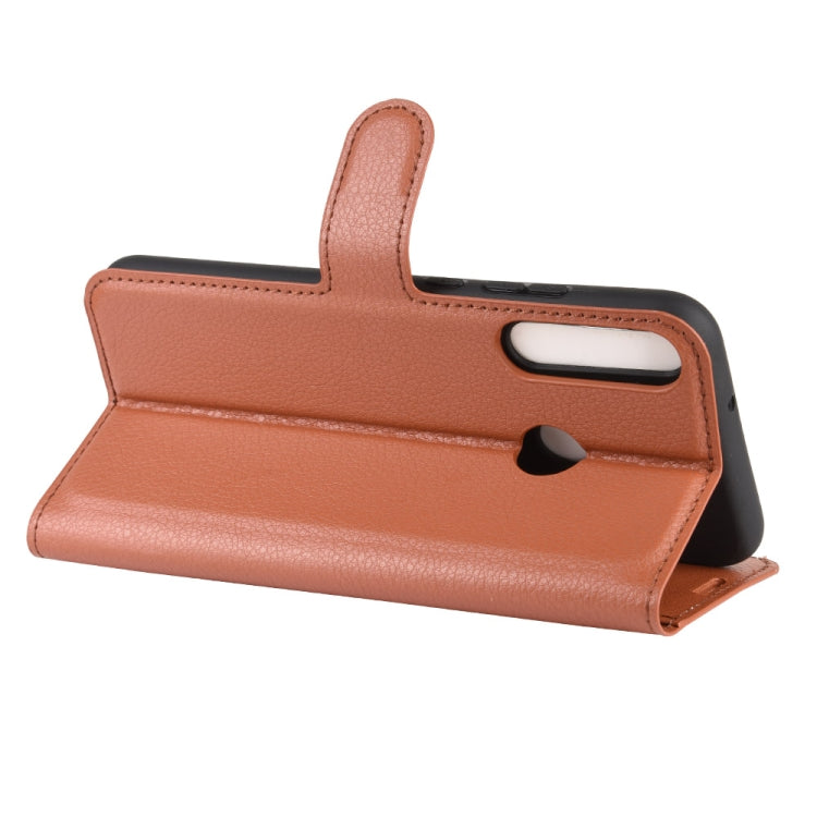 For Huawei P40 Lite E / Y7P Litchi Texture Horizontal Flip Protective Case with Holder & Card Slots & Wallet