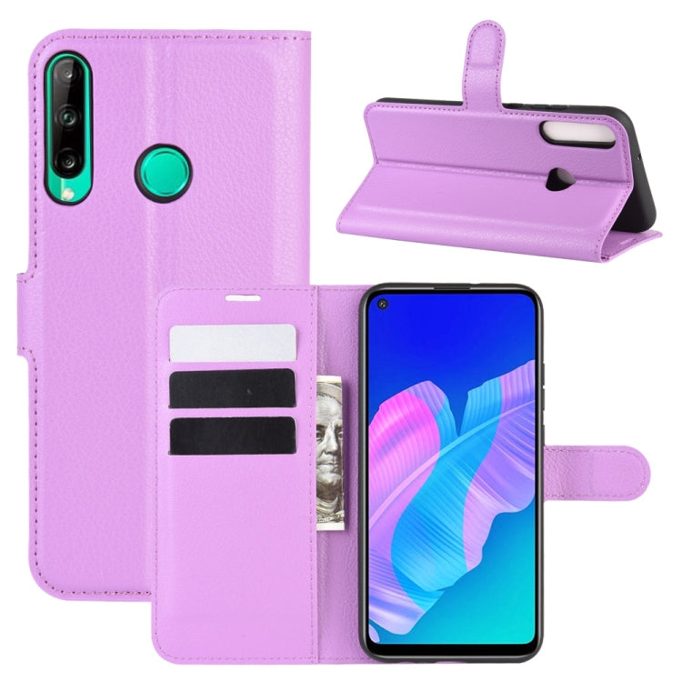 For Huawei P40 Lite E / Y7P Litchi Texture Horizontal Flip Protective Case with Holder & Card Slots & Wallet