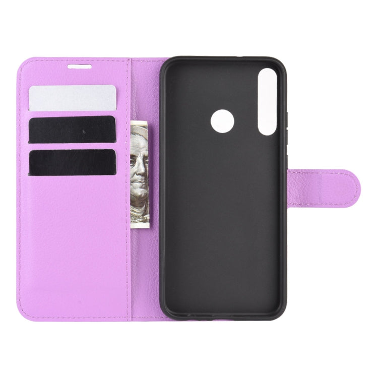 For Huawei P40 Lite E / Y7P Litchi Texture Horizontal Flip Protective Case with Holder & Card Slots & Wallet