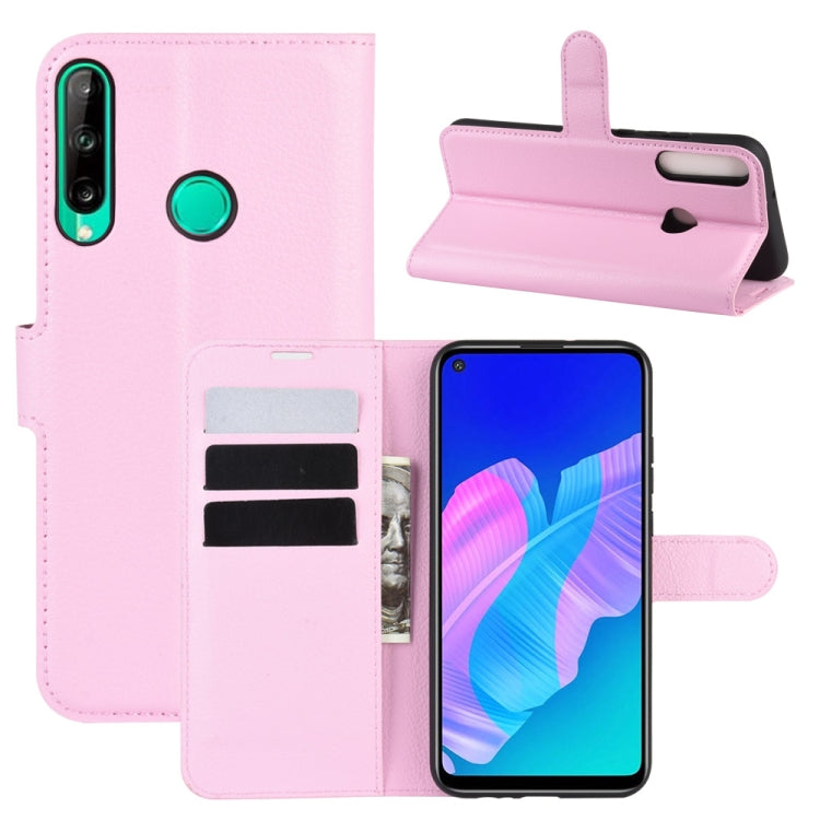 For Huawei P40 Lite E / Y7P Litchi Texture Horizontal Flip Protective Case with Holder & Card Slots & Wallet