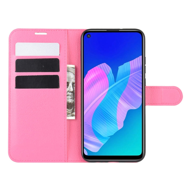 For Huawei P40 Lite E / Y7P Litchi Texture Horizontal Flip Protective Case with Holder & Card Slots & Wallet