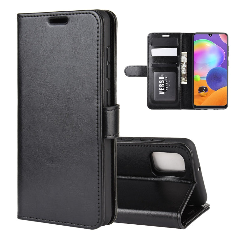For  Galaxy A31 R64 Texture Single Horizontal Flip Protective Case with Holder & Card Slots & Wallet& Photo Frame