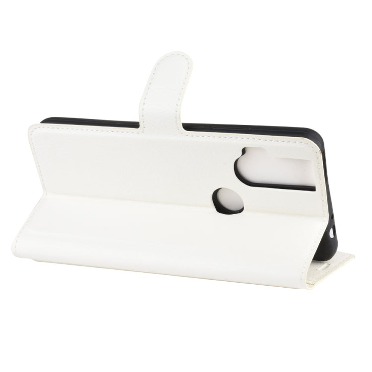 For Motorola One Hyper Litchi Texture Horizontal Flip Protective Case with Holder & Card Slots & Wallet