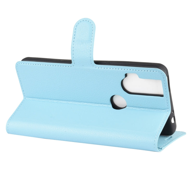 For Motorola One Hyper Litchi Texture Horizontal Flip Protective Case with Holder & Card Slots & Wallet