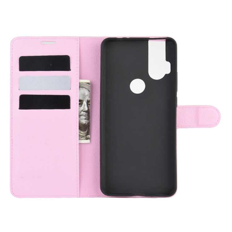 For Motorola One Hyper Litchi Texture Horizontal Flip Protective Case with Holder & Card Slots & Wallet