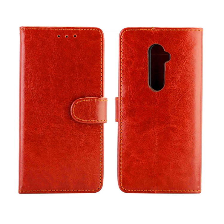 For OPPO Reno2 Crazy Horse Texture Leather Horizontal Flip Protective Case with Holder & Card Slots & Wallet & Photo Frame