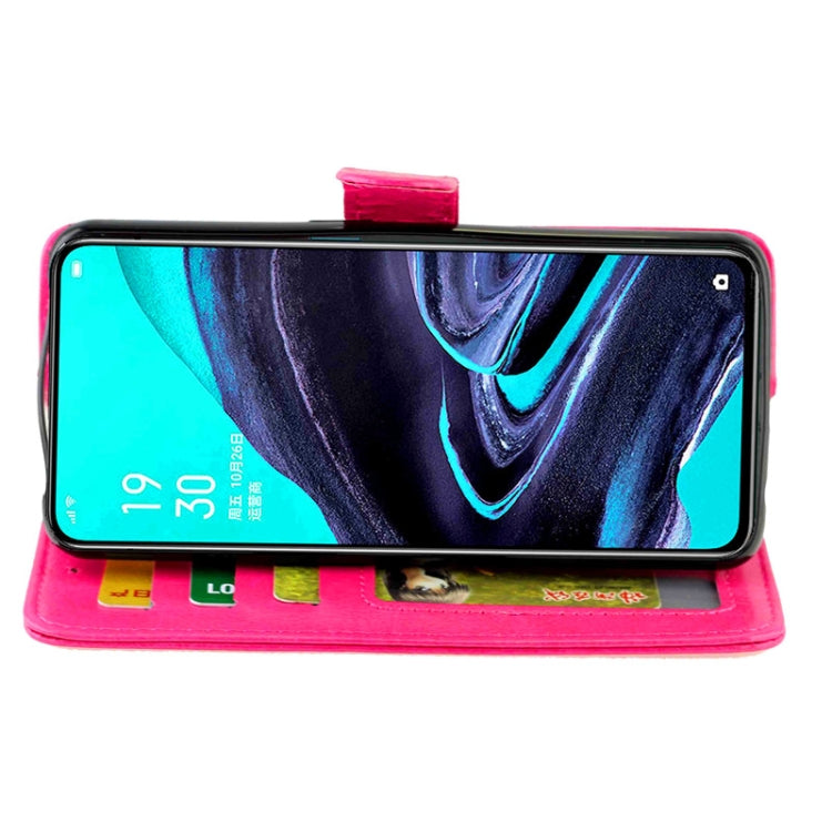For OPPO Reno2 Crazy Horse Texture Leather Horizontal Flip Protective Case with Holder & Card Slots & Wallet & Photo Frame