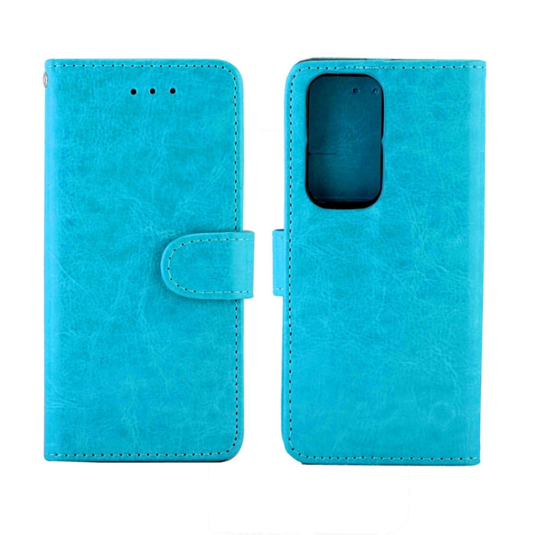 For Huawei P40 Crazy Horse Texture Leather Horizontal Flip Protective Case with Holder & Card Slots & Wallet & Photo Frame