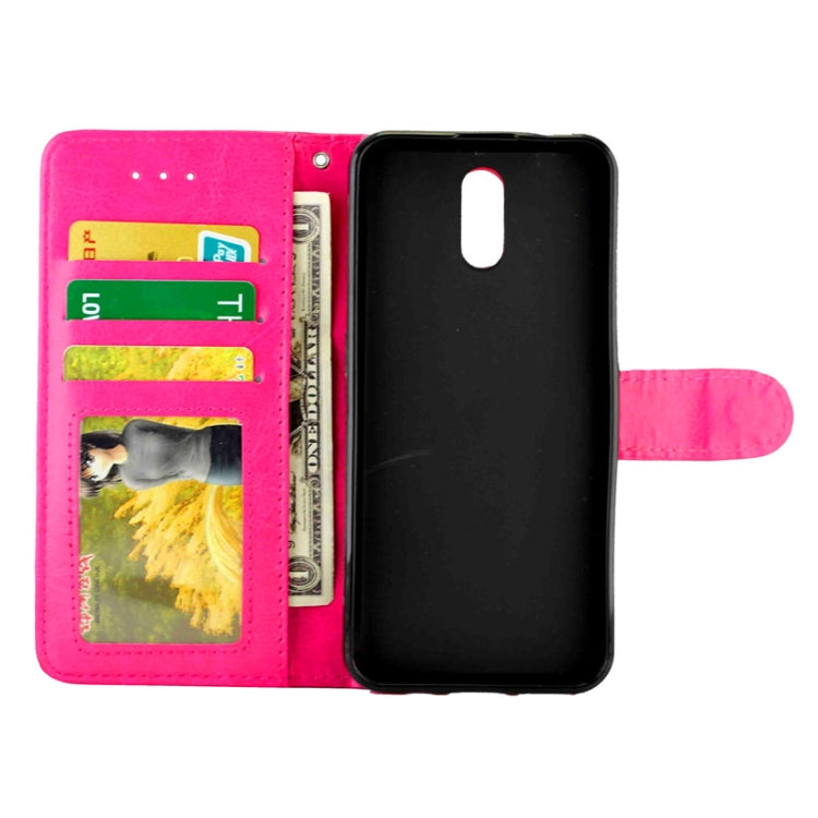 For Nokia 2.3 Crazy Horse Texture Leather Horizontal Flip Protective Case with Holder & Card Slots & Wallet & Photo Frame