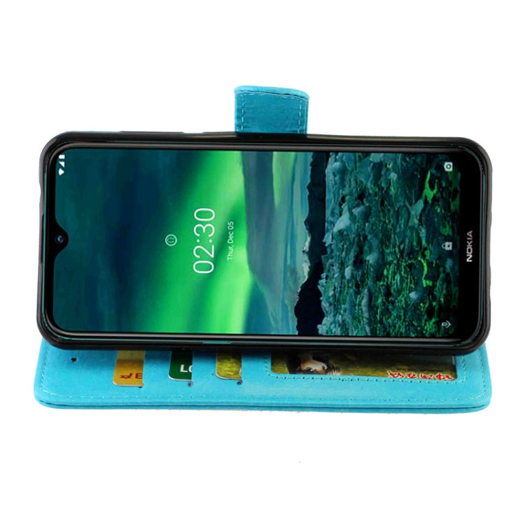 For Nokia 2.3 Crazy Horse Texture Leather Horizontal Flip Protective Case with Holder & Card Slots & Wallet & Photo Frame