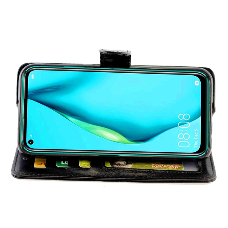 For Huawei P40lite/Nova6Se/Nova7i Crazy Horse Texture Leather Horizontal Flip Protective Case with Holder & Card Slots & Wallet & Photo Frame