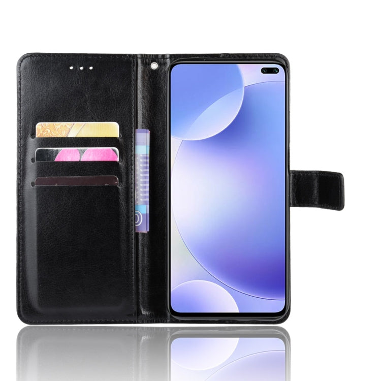 For Xiaomi Redmi K30/Poco X2  Retro Crazy Horse Texture Horizontal Flip Leather Case , with Holder & Card Slots & Photo Frame