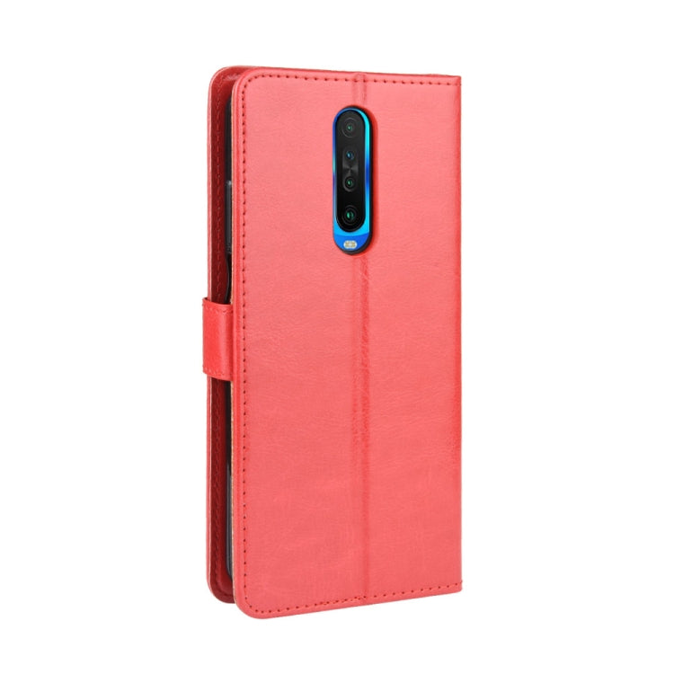 For Xiaomi Redmi K30/Poco X2  Retro Crazy Horse Texture Horizontal Flip Leather Case , with Holder & Card Slots & Photo Frame