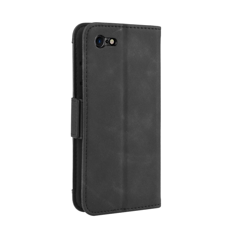 For iPhone SE 2022 / SE 2020 Wallet Style Skin Feel Calf Pattern Leather Case ï¼Œwith Separate Card Slot