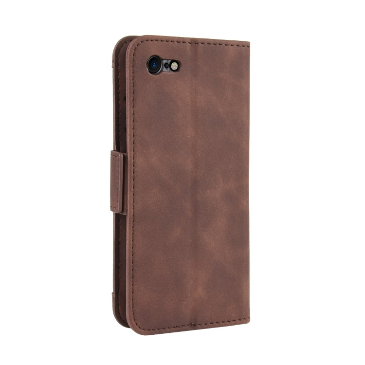 For iPhone SE 2022 / SE 2020 Wallet Style Skin Feel Calf Pattern Leather Case ï¼Œwith Separate Card Slot