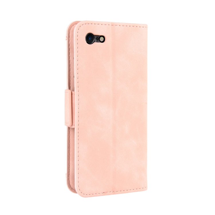 For iPhone SE 2022 / SE 2020 Wallet Style Skin Feel Calf Pattern Leather Case ï¼Œwith Separate Card Slot