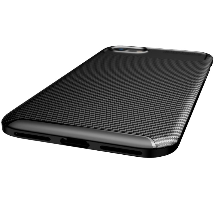 For  iPhone SE 2022 / SE 2020  Carbon Fiber Texture Shockproof TPU Case