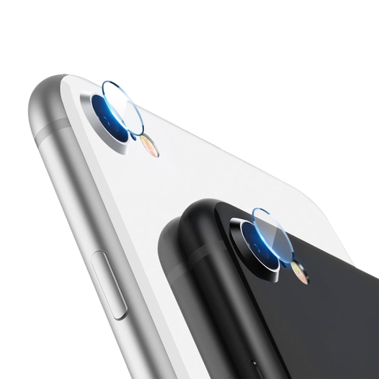 For iPhone SE 2022 / SE 2020 mocolo 0.15mm 9H 2.5D Round Edge Rear Camera Lens Tempered Glass Film