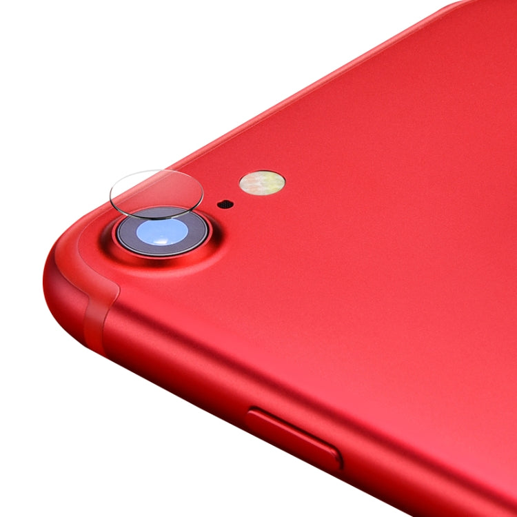 For iPhone SE 2022 / SE 2020 2pcs mocolo 0.15mm 9H 2.5D Round Edge Rear Camera Lens Tempered Glass Film