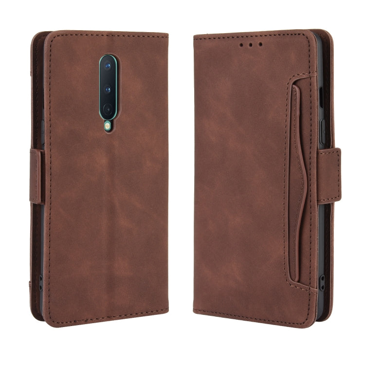 For OnePlus 8 Wallet Style Skin Feel Calf Pattern Leather Case with Separate Card Slot