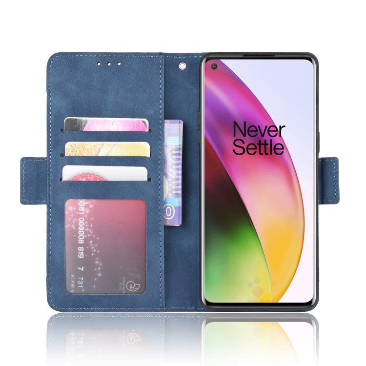 For OnePlus 8 Wallet Style Skin Feel Calf Pattern Leather Case with Separate Card Slot