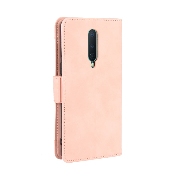 For OnePlus 8 Wallet Style Skin Feel Calf Pattern Leather Case with Separate Card Slot