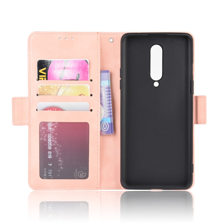 For OnePlus 8 Wallet Style Skin Feel Calf Pattern Leather Case with Separate Card Slot