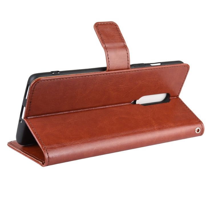 For OnePlus 8 Retro Crazy Horse Texture Horizontal Flip Leather Case , with Holder & Card Slots & Photo Frame