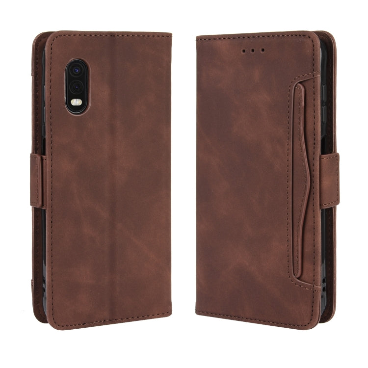 For Galaxy Xcover Pro Wallet Style Skin Feel Calf Pattern Leather Case with Separate Card Slot