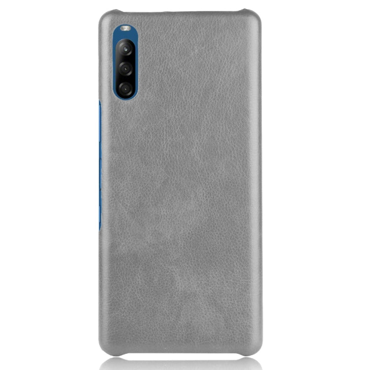 For Sony Xperia L4 Shockproof Litchi Texture PC + PU Case