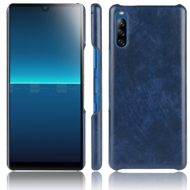For Sony Xperia L4 Shockproof Litchi Texture PC + PU Case