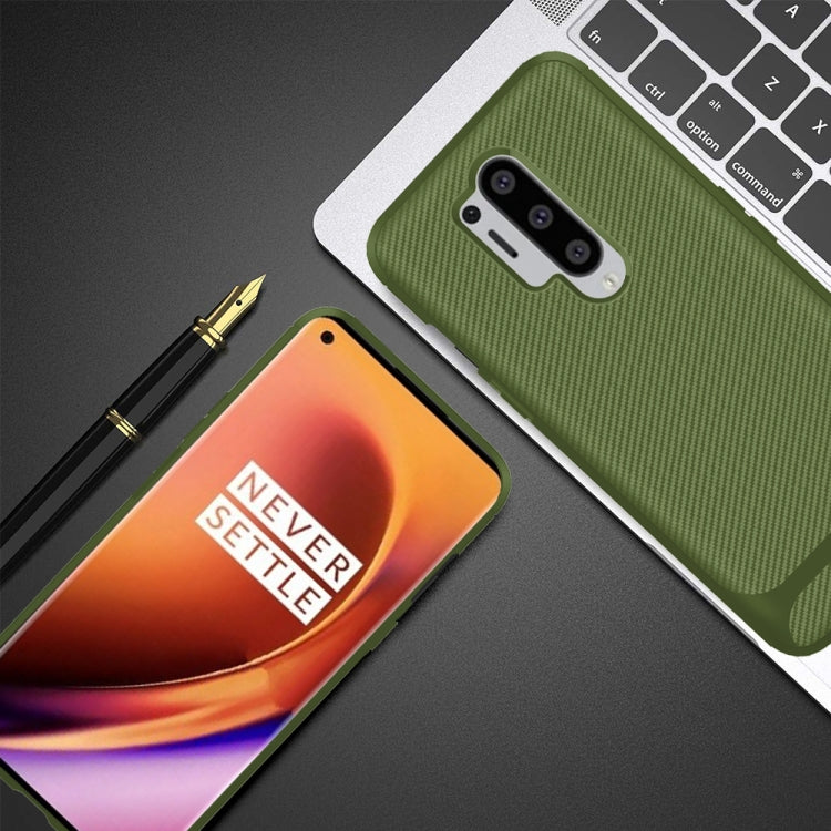 For OnePlus 8 Pro ENKAY ENK-PC012 Carbon Fiber Texture Solid Color TPU Slim Case Soft Cover