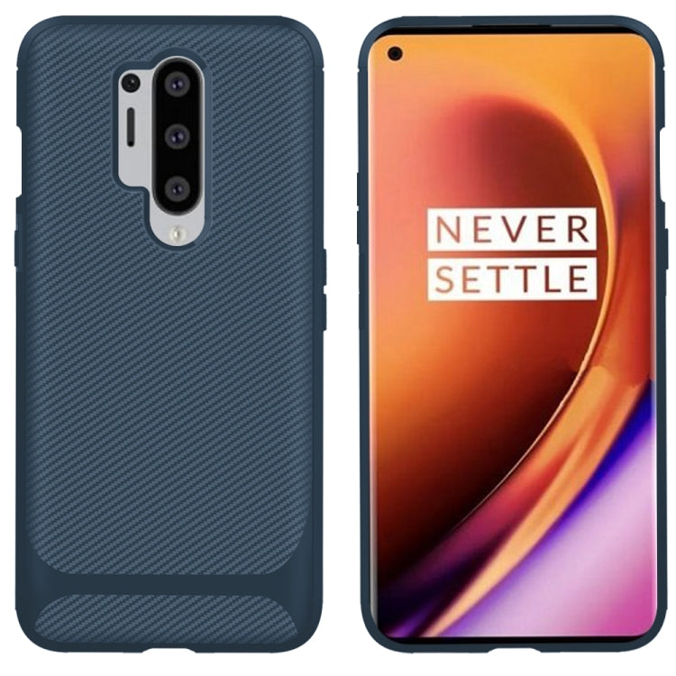 For OnePlus 8 Pro ENKAY ENK-PC012 Carbon Fiber Texture Solid Color TPU Slim Case Soft Cover