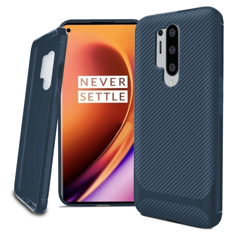For OnePlus 8 Pro ENKAY ENK-PC012 Carbon Fiber Texture Solid Color TPU Slim Case Soft Cover