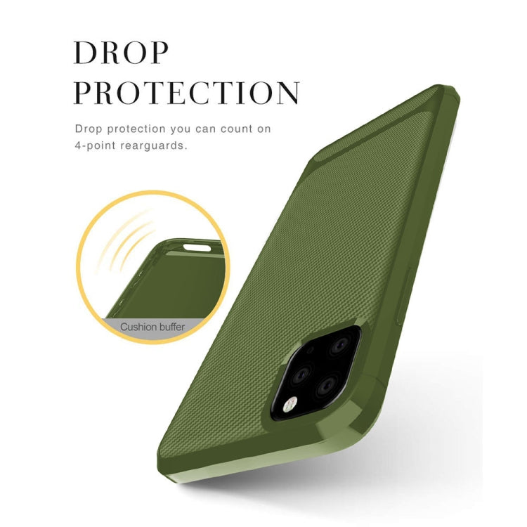For iPhone 11 Pro Max ENKAY ENK-PC019 Carbon Fiber Texture Solid Color TPU Slim Case Soft Cover