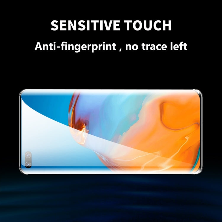 For Huawei P40 Pro ENKAY Hat-Prince 0.26mm 9H 3D Explosion-proof Full Screen Curved Heat Bending Tempered Glass Film