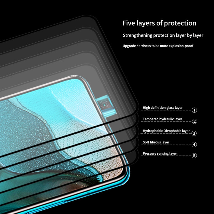For Xiaomi Redmi K30/K30 Pro 2 PCS ENKAY Hat-Prince Full Glue 0.26mm 9H 2.5D Tempered Glass Full Coverage Film