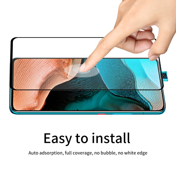 For Xiaomi Redmi K30/K30 Pro 2 PCS ENKAY Hat-Prince Full Glue 0.26mm 9H 2.5D Tempered Glass Full Coverage Film