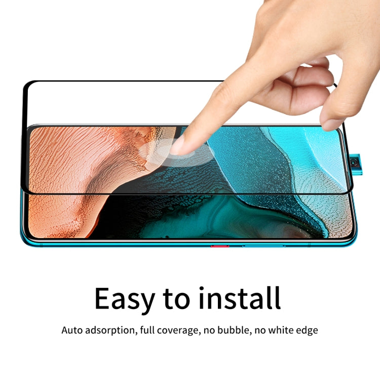 For Xiaomi Redmi K30/K30 Pro 5 PCS ENKAY Hat-Prince Full Glue 0.26mm 9H 2.5D Tempered Glass Full Coverage Film