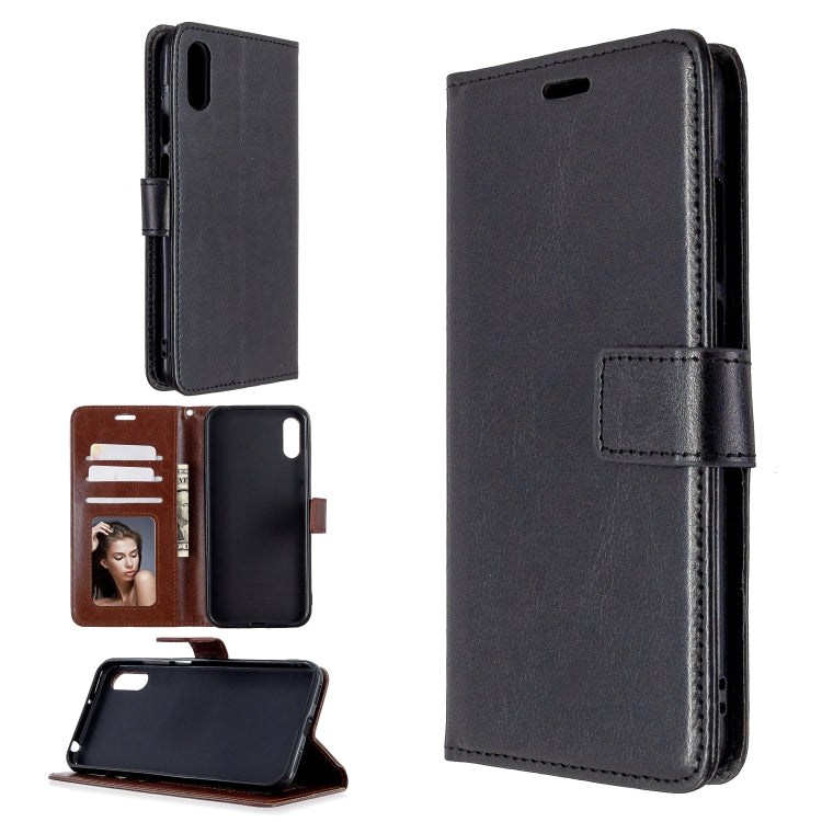 For Huawei Y6 Pro (2019)  Crazy Horse Texture Horizontal Flip Leather Case with Holder & Card Slots & Wallet & Photo Frame