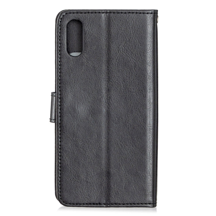 For Huawei Y6 Pro (2019)  Crazy Horse Texture Horizontal Flip Leather Case with Holder & Card Slots & Wallet & Photo Frame